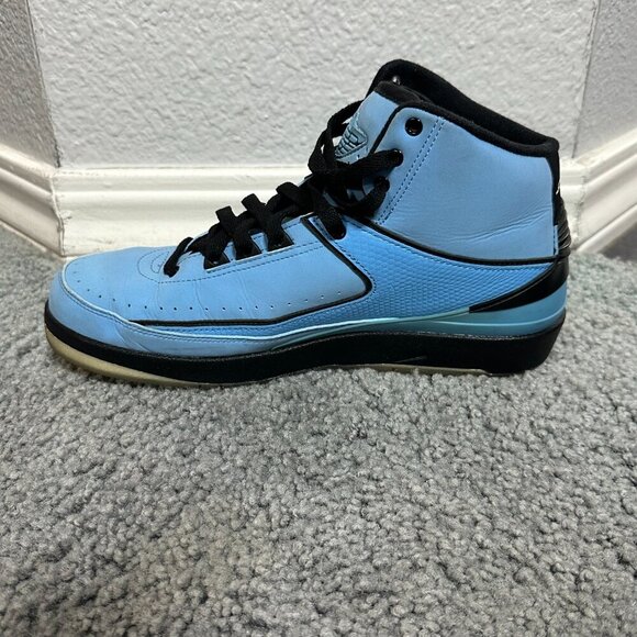 Nike Air Jordan 2 Retro QF University Blue / Black Sneakers - 2010 - Men's 8.5 - Picture 10 of 14